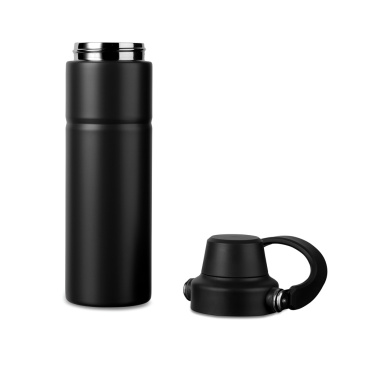 Logo trade business gifts image of: Baltimore trek RCS recycled SS bottle 600 ML