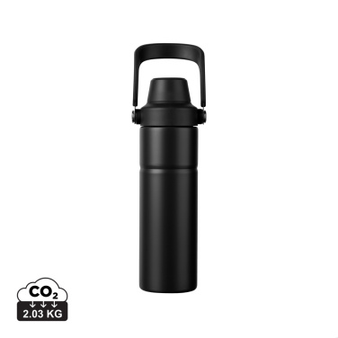 Logo trade corporate gifts image of: Baltimore trek RCS recycled SS bottle 600 ML