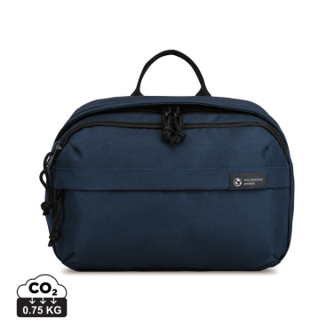 Logo trade business gifts image of: Renew AWARE™ rPET Toiletry Bag