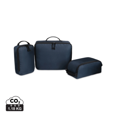 Logotrade business gift image of: Renew AWARE™ rPET 3 Piece Packing Cube Set