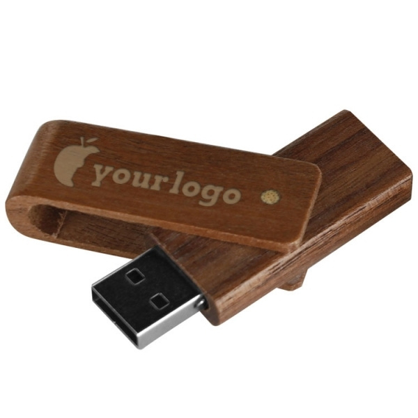 Logotrade business gift image of: Wooden USB stick