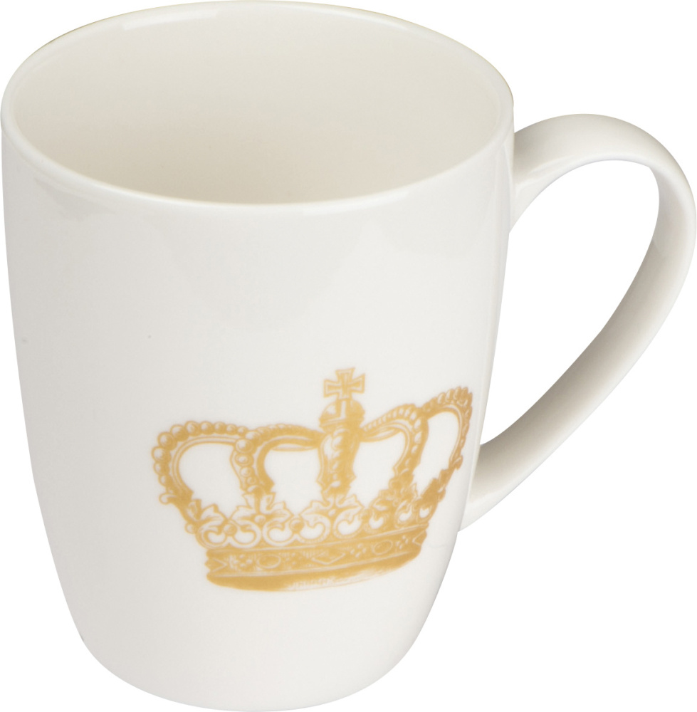 Logotrade business gift image of: Mug with crown print 300 ml