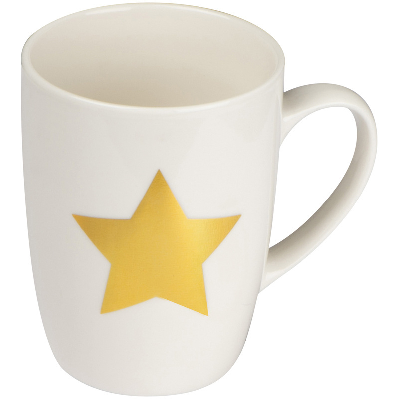 Logotrade promotional item image of: Mug with star print 300 ml
