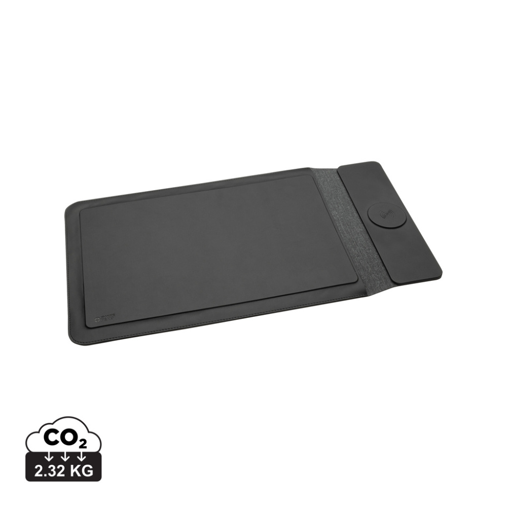 Logo trade promotional gifts picture of: Swiss Peak 15W magnetic charging laptop sleeve 14-15,6"