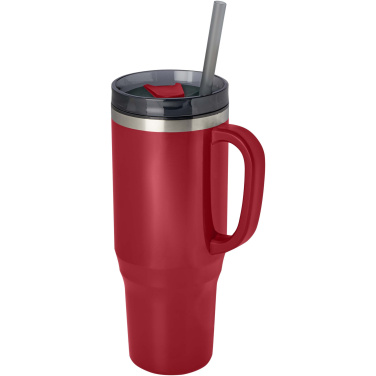 Logotrade promotional giveaway image of: Melbourne 1200 ml RCS certified insulated tumbler with straw