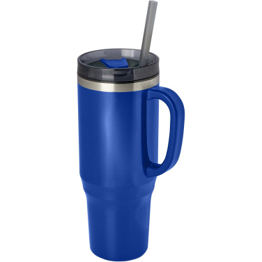 Logotrade promotional merchandise photo of: Melbourne 1200 ml RCS certified insulated tumbler with straw
