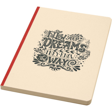 Logotrade promotional merchandise image of: Liliana A5 sugarcane and RPET soft cover notebook