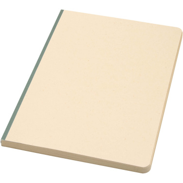 Logo trade promotional gifts picture of: Liliana A5 sugarcane and RPET soft cover notebook