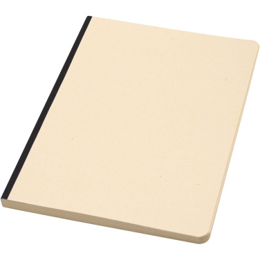 Logo trade promotional gift photo of: Liliana A5 sugarcane and RPET soft cover notebook