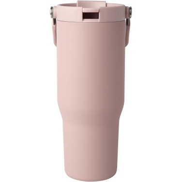 Logo trade business gifts image of: Bronx 900 ml RCS recycled stainless steel copper vacuum insulated tumbler with dual function lid