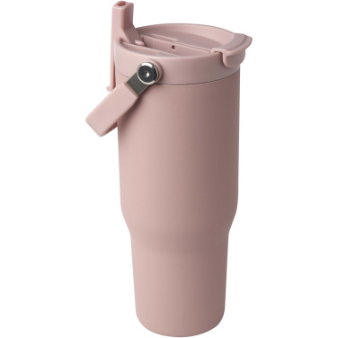 Logo trade promotional giveaways picture of: Bronx 900 ml RCS recycled stainless steel copper vacuum insulated tumbler with dual function lid