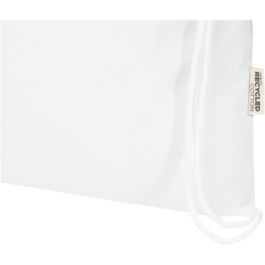 Logo trade promotional giveaways picture of: Oregon Blend 140 g/m² GRS recycled drawstring bag 5L