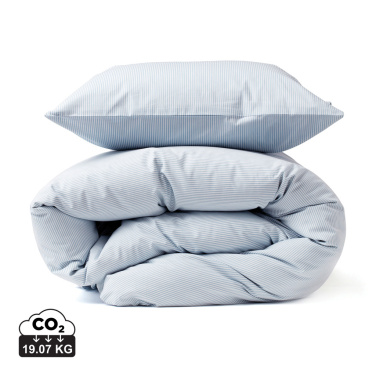 Logo trade promotional items image of: VINGA Montgomery premium cotton bed linen, 4 pcs set