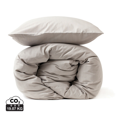 Logo trade promotional items image of: VINGA Montgomery premium cotton bed linen, 4 pcs set
