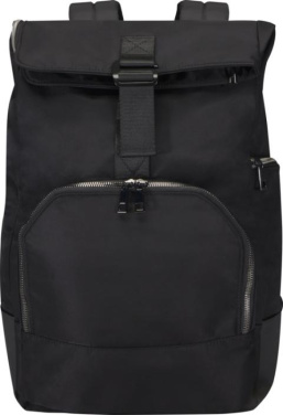 Logotrade promotional giveaway picture of: Rhine 15” GRS recycled rolltop backpack 18L