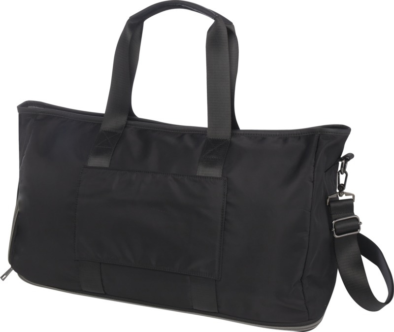 Logotrade advertising products photo of: Rhine GRS recycled expandable duffel bag 35L