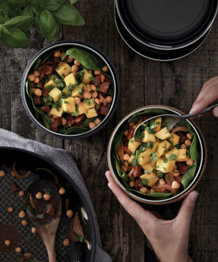 Logo trade promotional gifts picture of: Black+Blum Glass Lunch Bowl 750ml