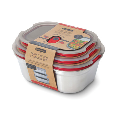 Logotrade promotional merchandise image of: Black+Blum Mealprep Box 3pcs Set Small, Medium, Large