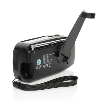 Logotrade promotional item image of: RescueWave RCS recycled plastic emergency radio