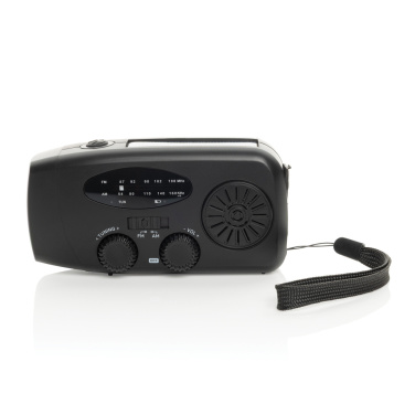 Logo trade advertising products image of: RescueWave RCS recycled plastic emergency radio