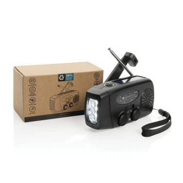 Logotrade promotional item image of: RescueWave RCS recycled plastic emergency radio