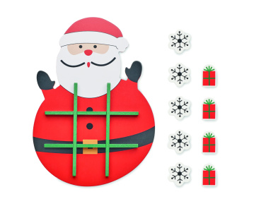 Logotrade business gift image of: Christmas wooden tic tac toe