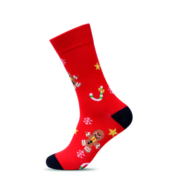 Logotrade promotional product picture of: Pair of Christmas socks M
