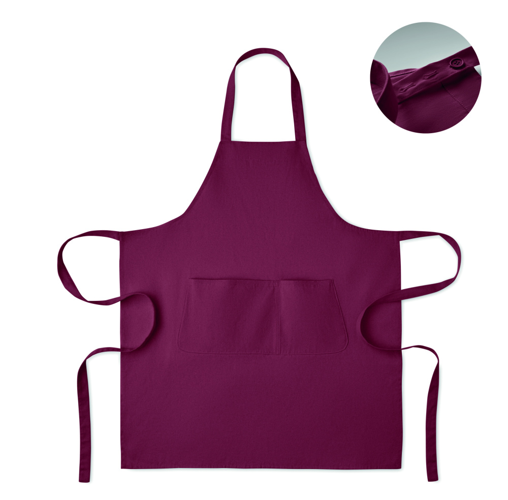 Logo trade advertising products image of: Organic cotton apron 240 gr/m²