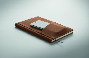 Logotrade advertising products photo of: A5 notebook PU front pocket