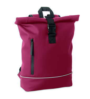 Logo trade corporate gifts picture of: Laptop 15" roll top PU backpack