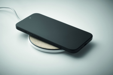 Logo trade advertising product photo of: Cork wireless charger 15W