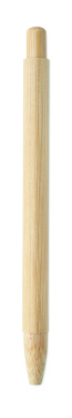 Logo trade corporate gifts picture of: Bamboo automatic ball pen