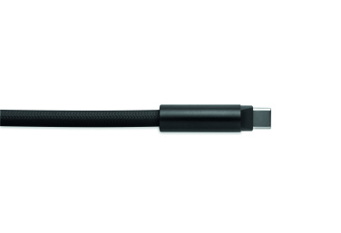 Logo trade promotional merchandise image of: 60W charging and data lanyard