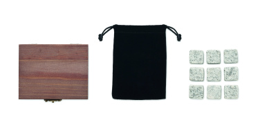 Logo trade promotional items picture of: 9 stone ice cube set in box