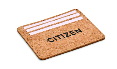 Logo trade promotional item photo of: Cork cardholder with RFID