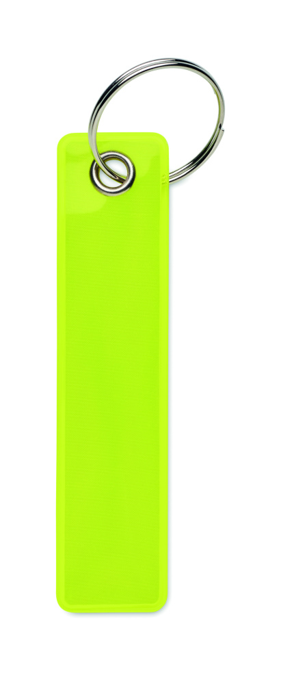 Logo trade corporate gifts picture of: Reflective key ring in PVC