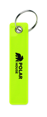 Logotrade promotional gift picture of: Reflective key ring in PVC
