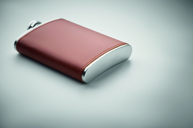 Logo trade promotional gifts image of: Slim hip flask 200 ml