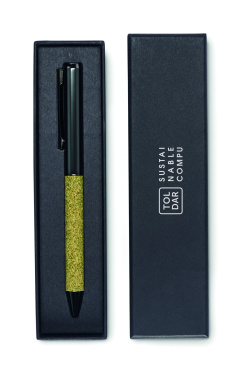 Logo trade promotional gifts picture of: Twist metal ballpen in box
