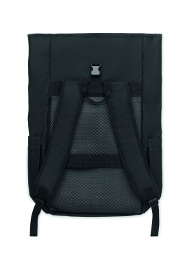 Logotrade promotional merchandise picture of: Rolltop laptop rucksack 600D