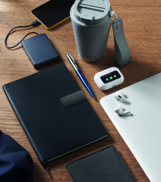 Logo trade promotional gifts image of: A5 PU notebook