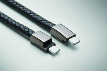 Logo trade corporate gift photo of: Braided bracelet cable type-C