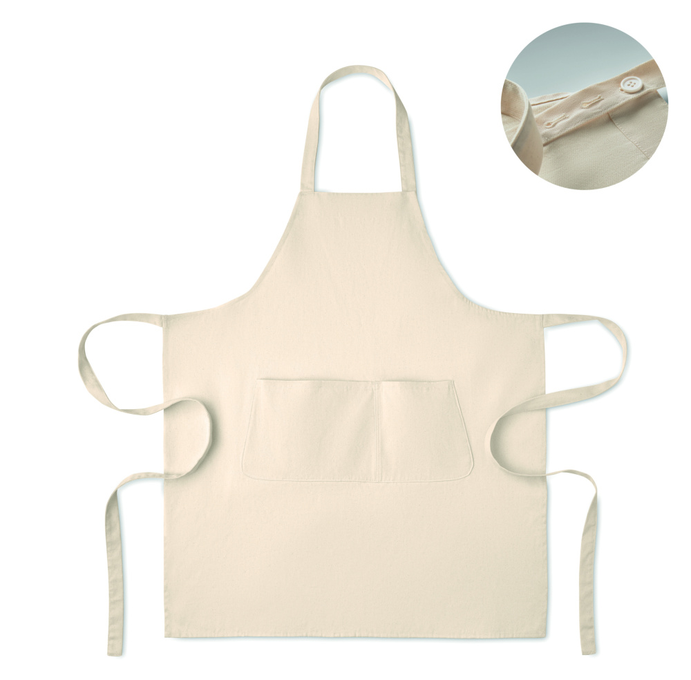 Logotrade promotional giveaways photo of: Organic cotton apron 240 gr/m²