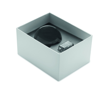 Logo trade promotional items image of: Glass round award