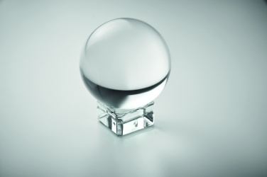 Logo trade promotional giveaways picture of: Glass round award
