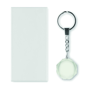 Logo trade promotional product photo of: Glass round award key ring
