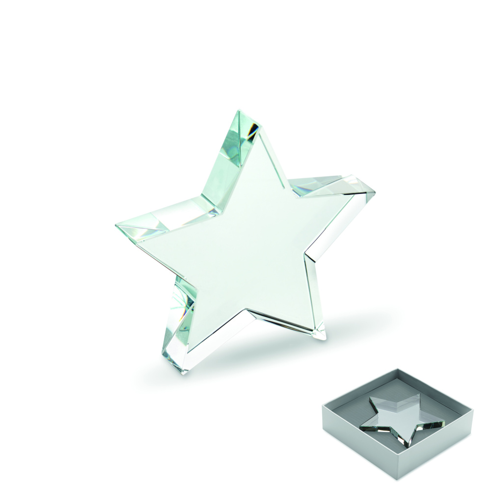 Logotrade promotional products photo of: Glass star award