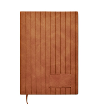 Logo trade promotional product photo of: A5 notebook in smokey PU