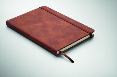 Logo trade promotional merchandise photo of: A5 smokey PU notebook