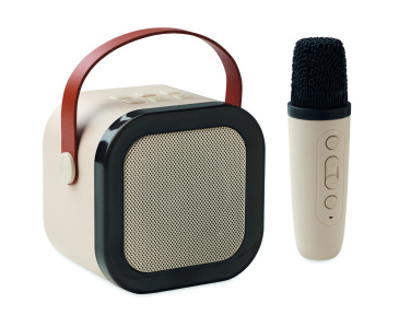 Logo trade promotional gifts image of: Karaoke set speaker